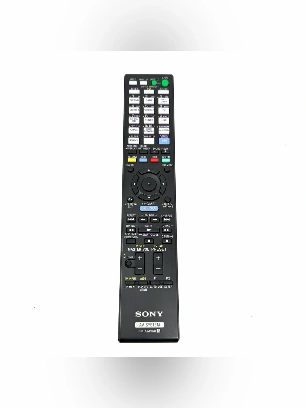 Original SONY RM-AAP078 Audio Receiver Remote Control STR-DN1030 TESTED OEM EUC